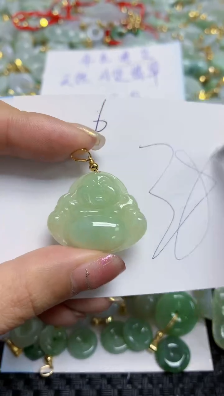 【闪购商品】翡翠颈饰合金天然A货翡翠