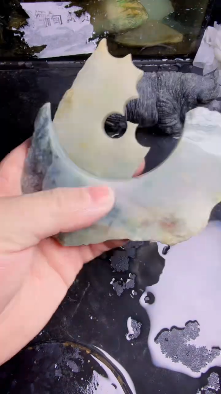 未镶嵌挂件翡翠天然翡翠371