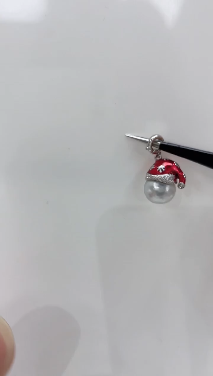【闪购商品】海水珍珠吊坠(不含链)银S925镶嵌海水珍珠吊坠