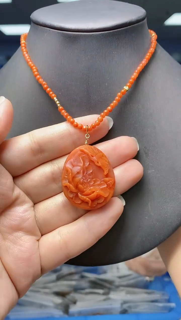 【闪购商品】南红玛瑙颈饰未镶嵌G09027