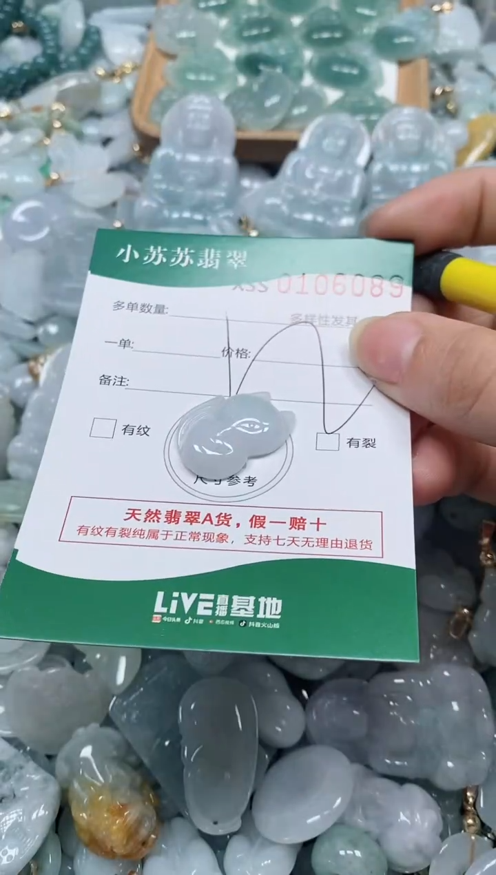 【闪购商品】翡翠颈饰未镶嵌闪购商品0106089