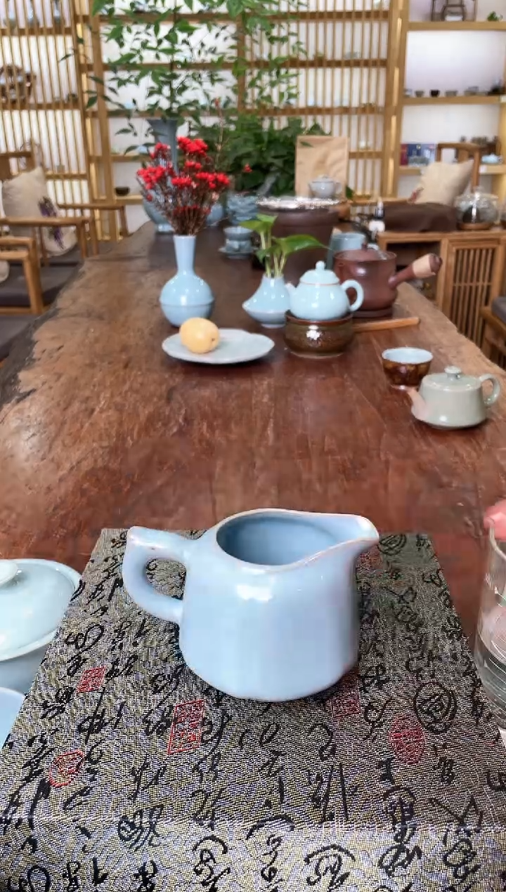 【闪购商品】其他#微瑕天青釉 朱家汝窑款截屏六方公道