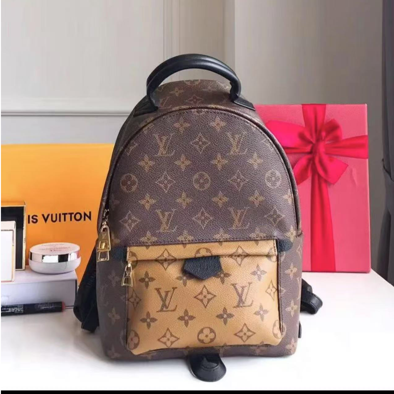 95新 LouisVuitton/路易威登 【静文】新款小号双肩包/BGK108030002