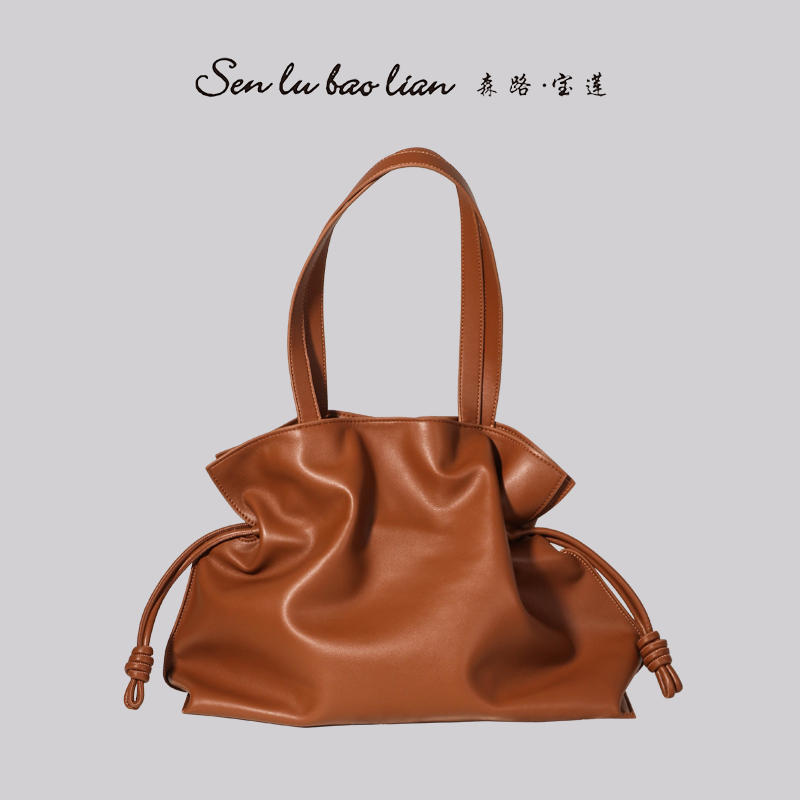 佑一【RAIN.CUN】SLBL-9976-咖啡色轻奢时尚百搭气质女包