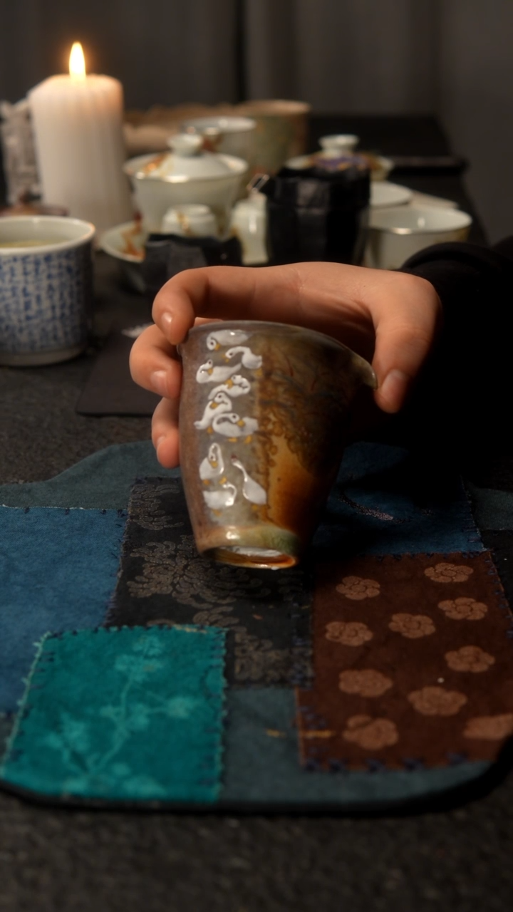 【闪购商品】毛了老师手绘大鹅公道杯
