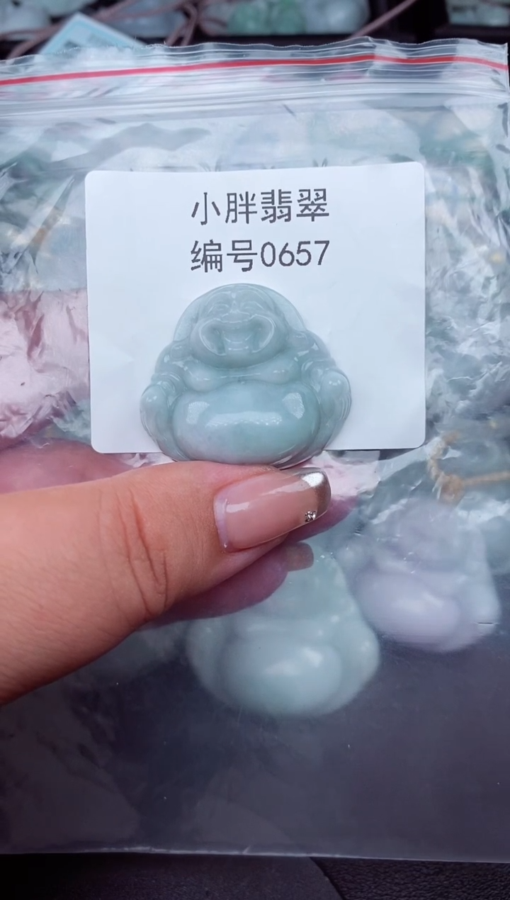 翡翠未镶嵌颈饰缅甸天然A货翡翠0657