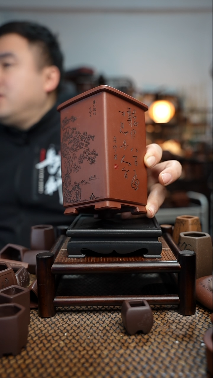 【闪购商品】紫砂花盆長木軒精品紫砂