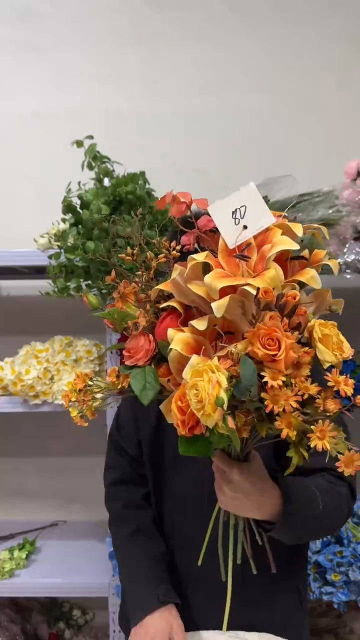 妍韵高端仿真花80