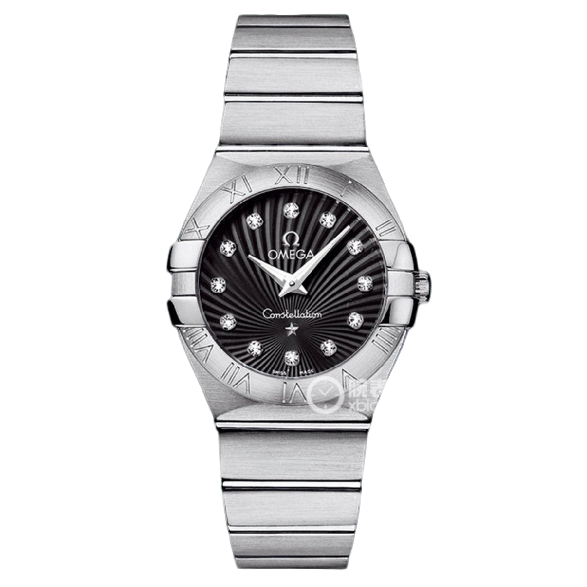 99新 Omega/欧米茄 星座女士石英腕表 27盘 123.10.27.60.51.001