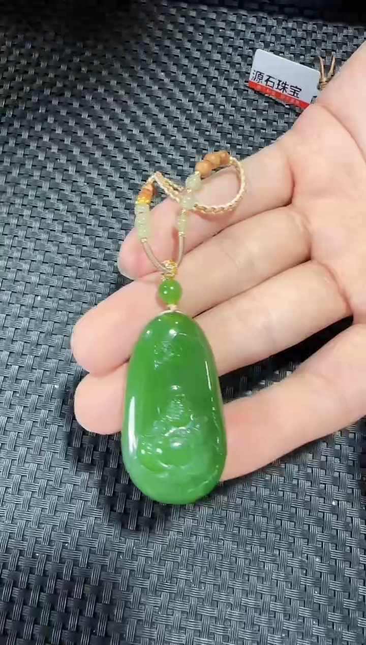 【闪购商品】和田玉（碧玉）吊坠未镶嵌随型佛