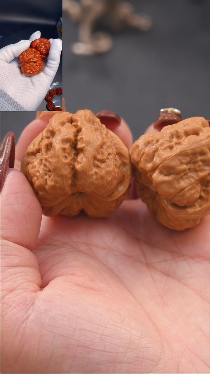 【闪购商品】文玩核桃把件36金蟾蛤蟆头