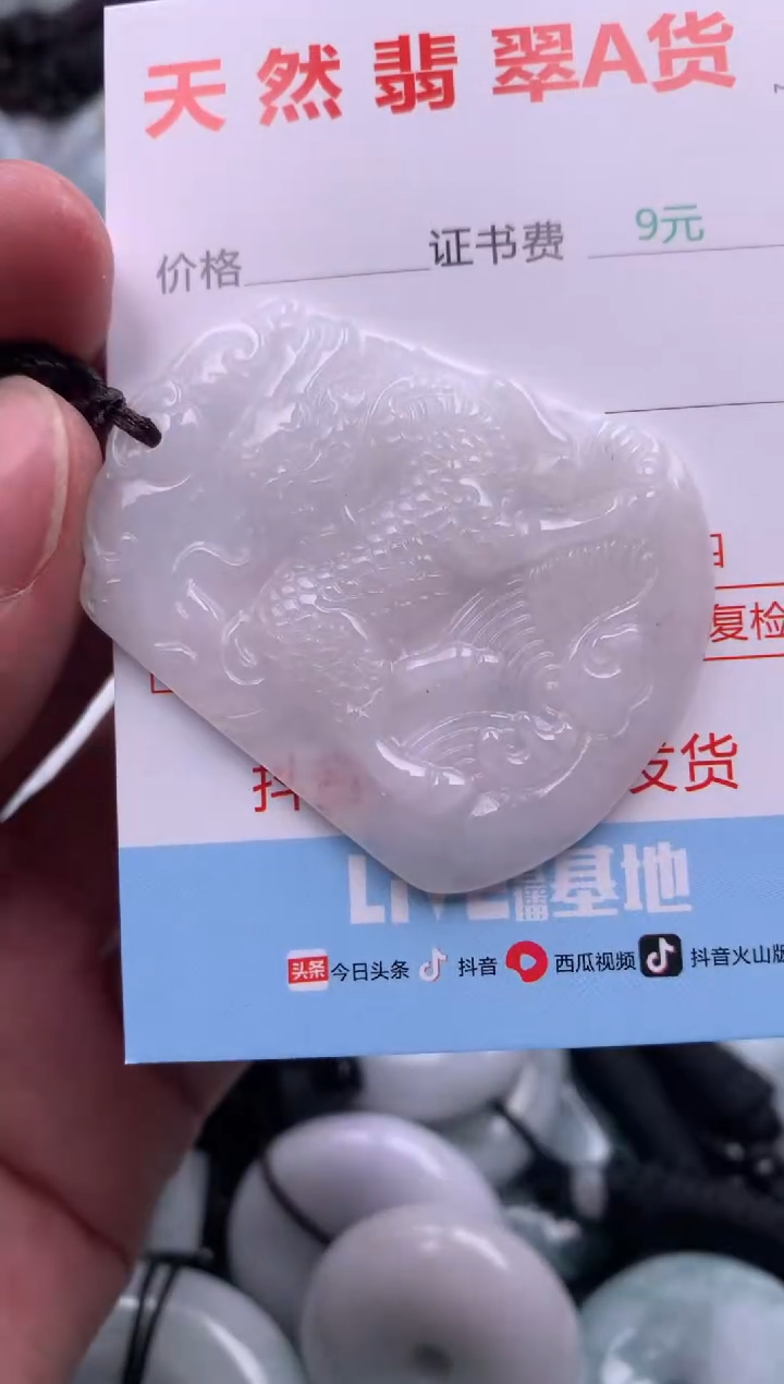 翡翠未镶嵌吊坠(不含链)1