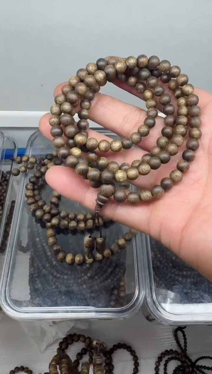 【闪购商品】沉香手串乌身0.6规格多圈14克