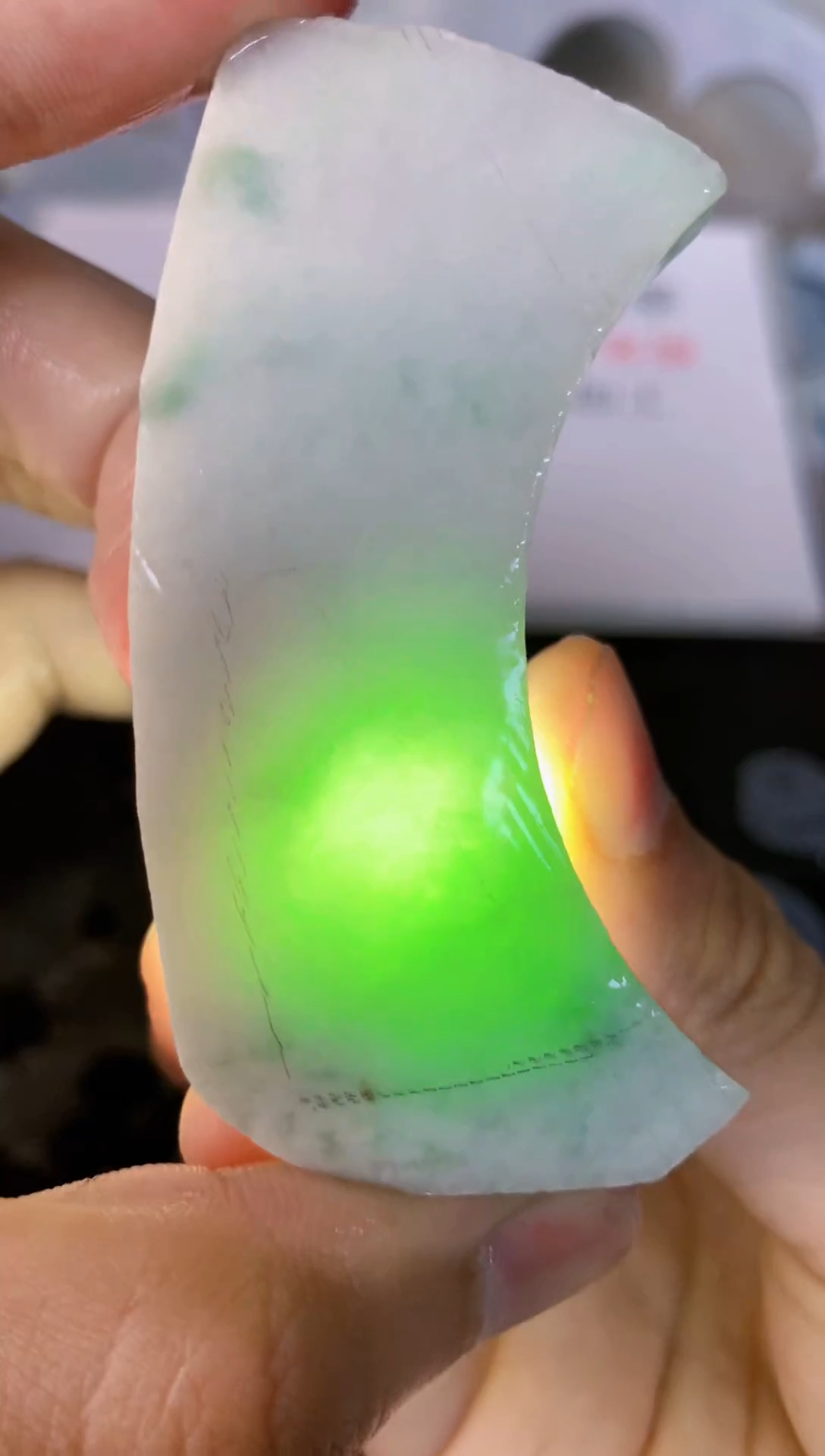 裸石翡翠天然缅甸A货翡翠FC12