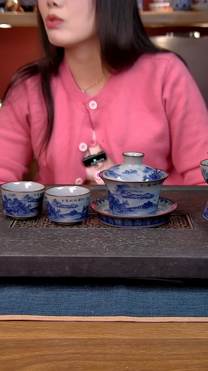 简装家用款3件套 老陶泥开片纹陶瓷茶具