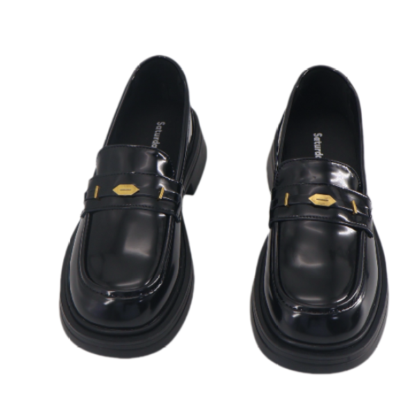 乐福鞋纯色英伦风小皮鞋21125