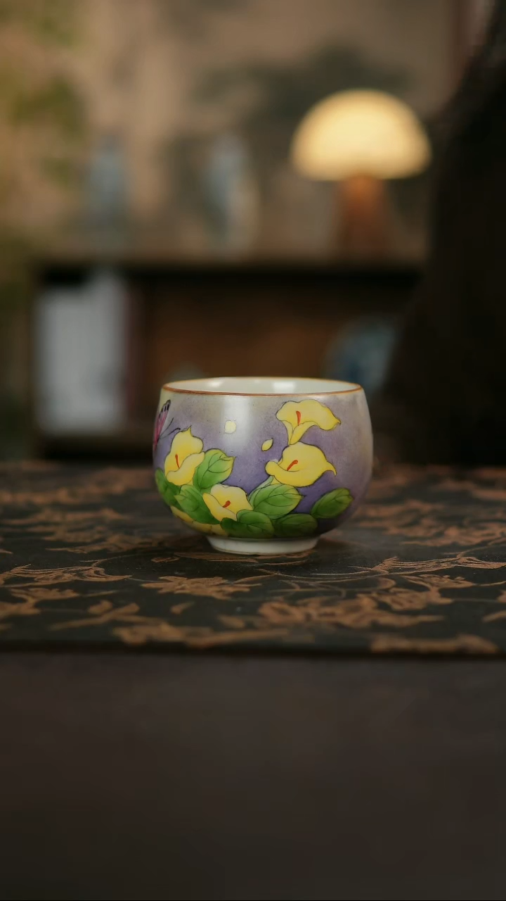 景德镇陶瓷杯碗柴烧多人