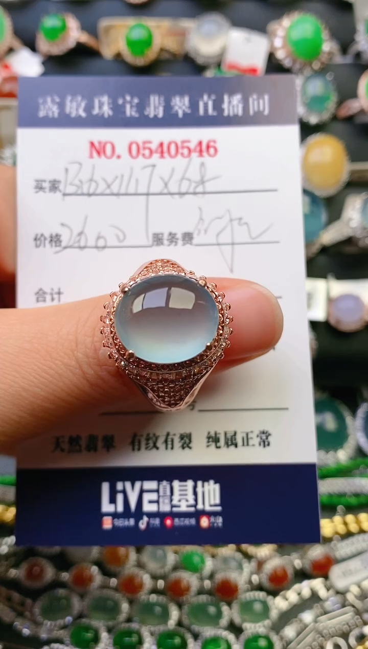 【闪购商品】翡翠戒指未镶嵌天然A货翡翠1