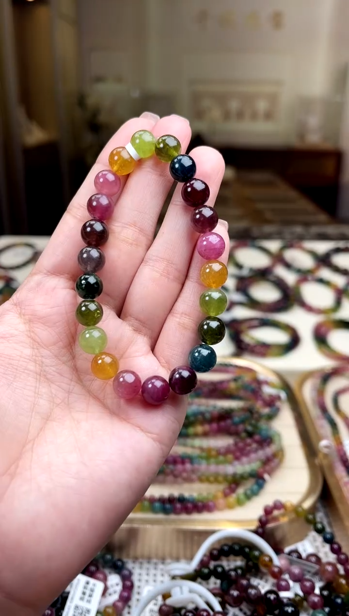 【闪购商品】碧玺/未镶嵌8mm+碧玺单圈多样性发货