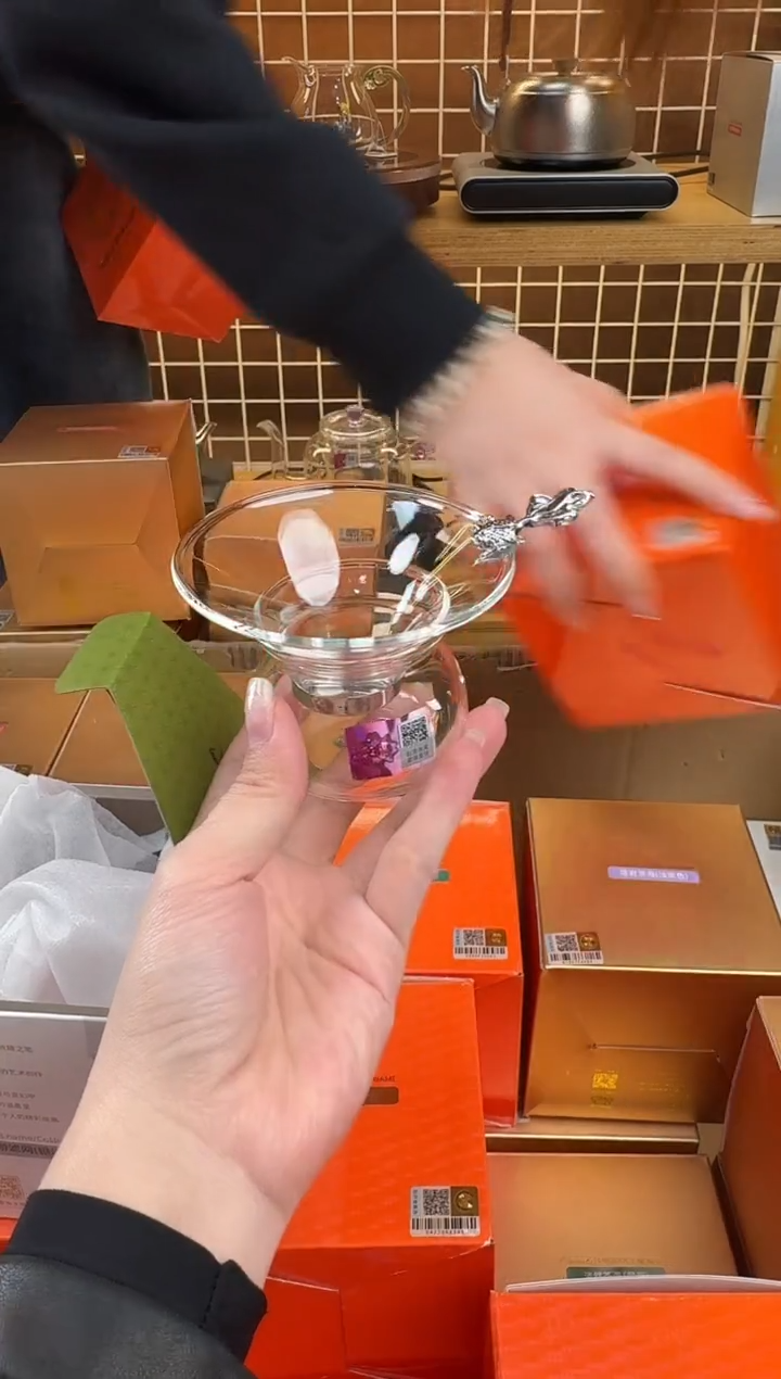 @@禾器晶彩银鱼茶漏