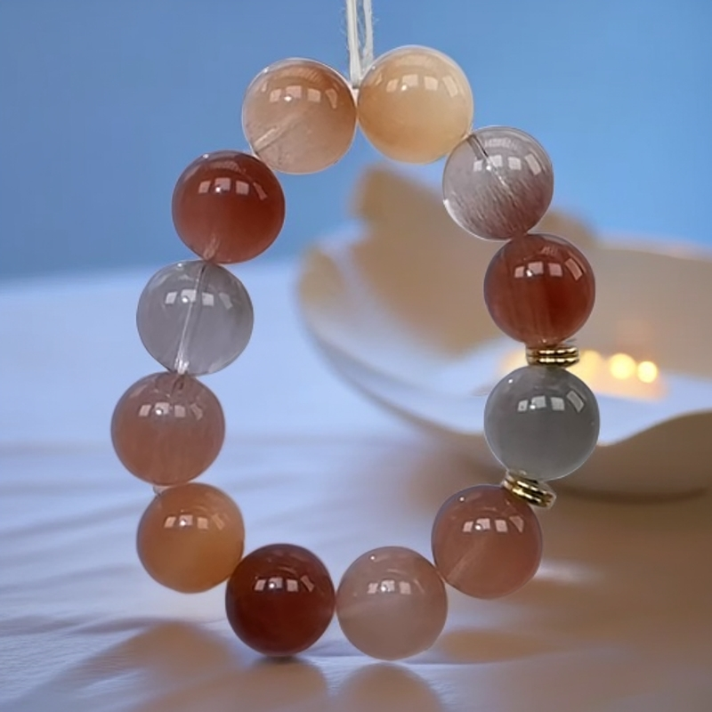 天然水晶兔毛手串多样发一