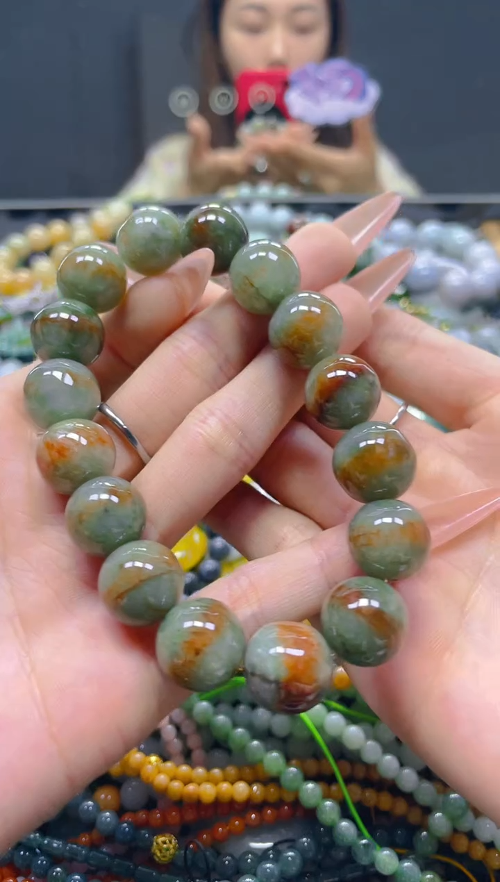 颈饰未镶嵌翡翠13MM