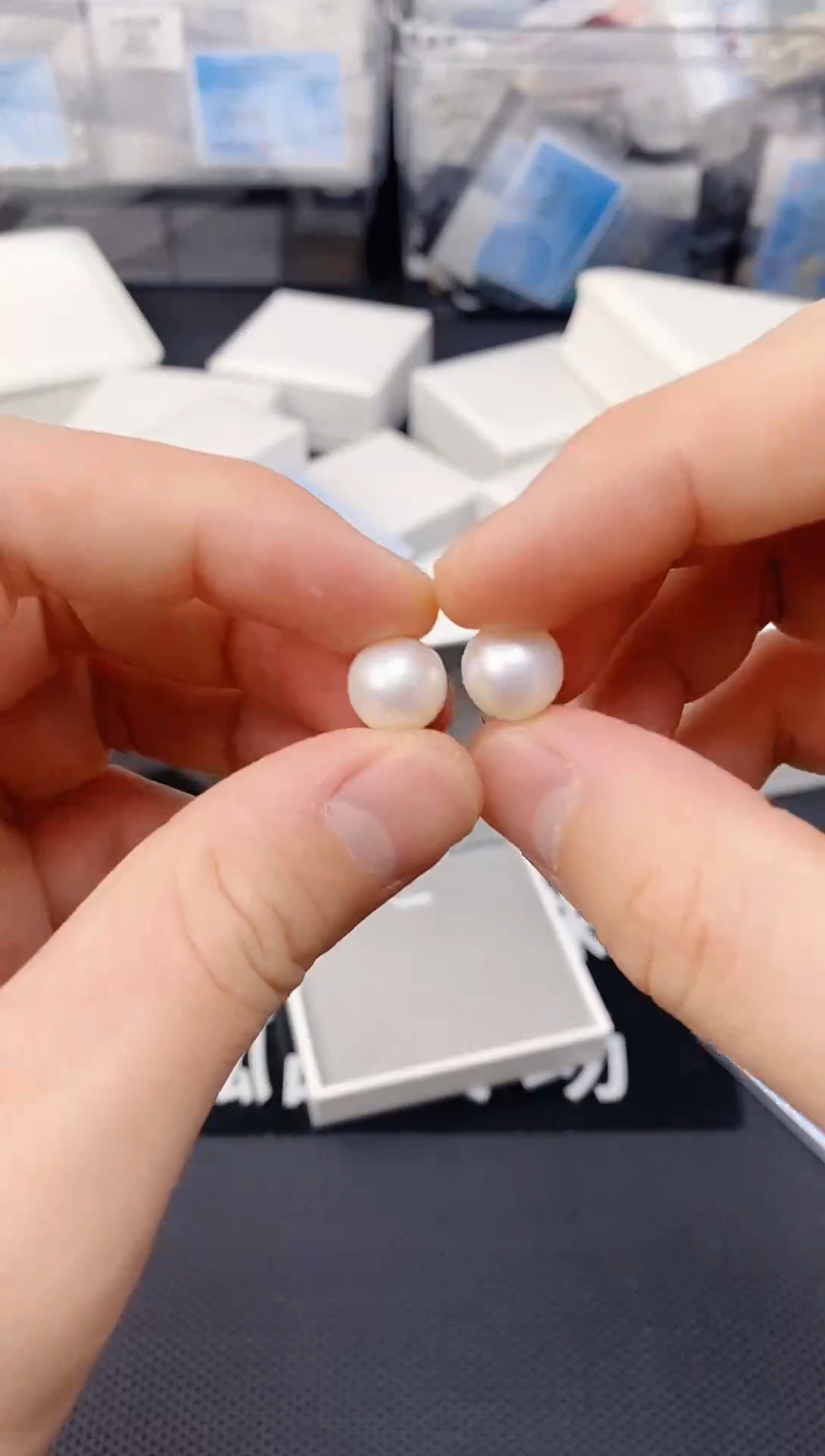 未镶嵌耳饰淡水珍珠ED1017