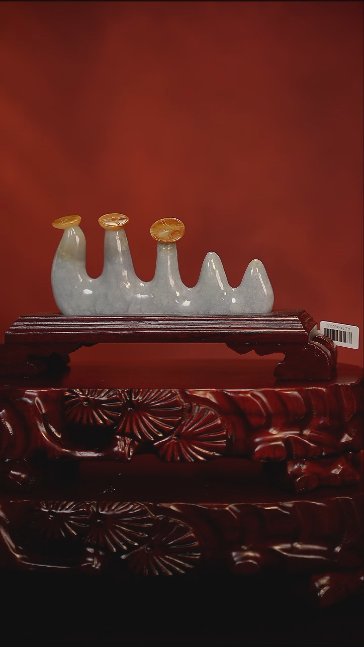 未镶嵌摆件翡翠妙笔生花