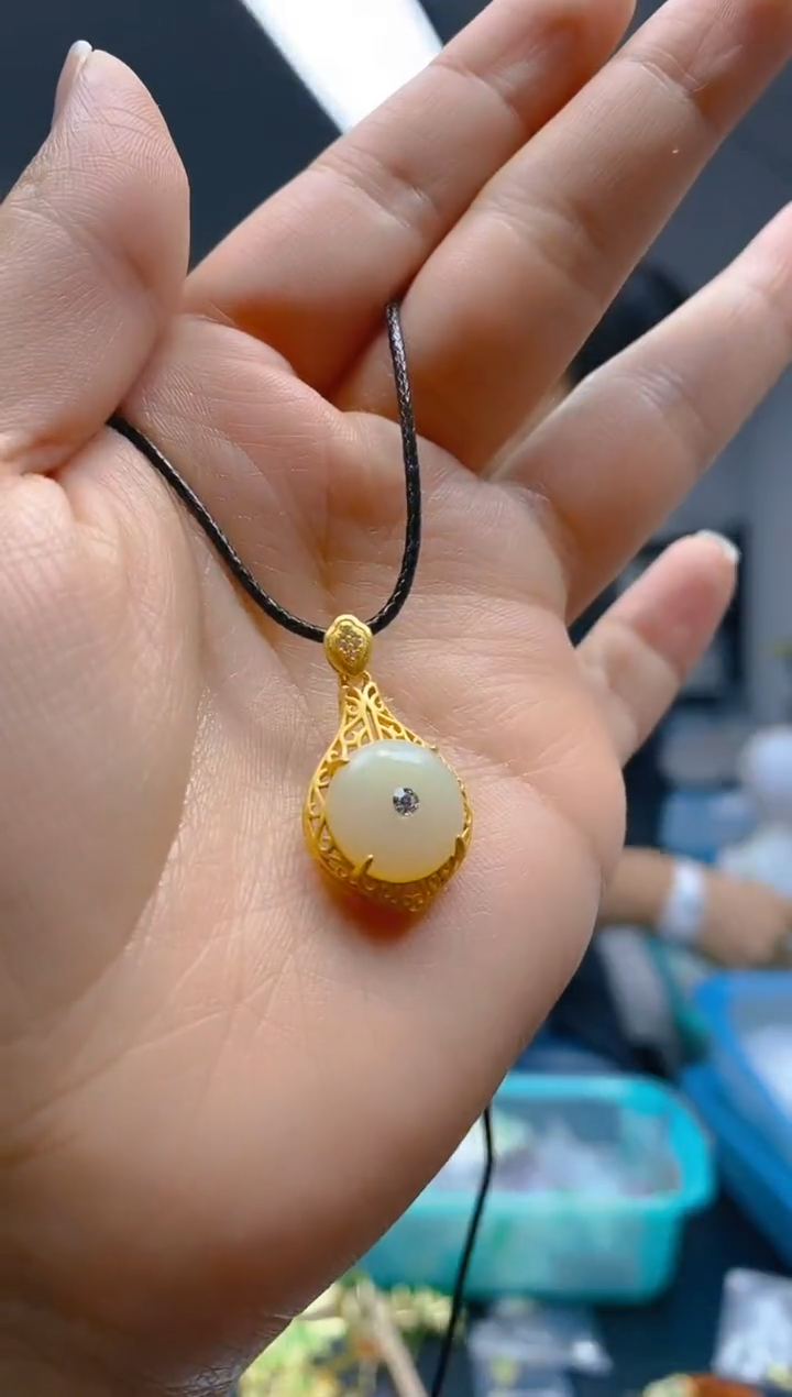 【闪购商品】和田玉耳饰未镶嵌048锁骨链