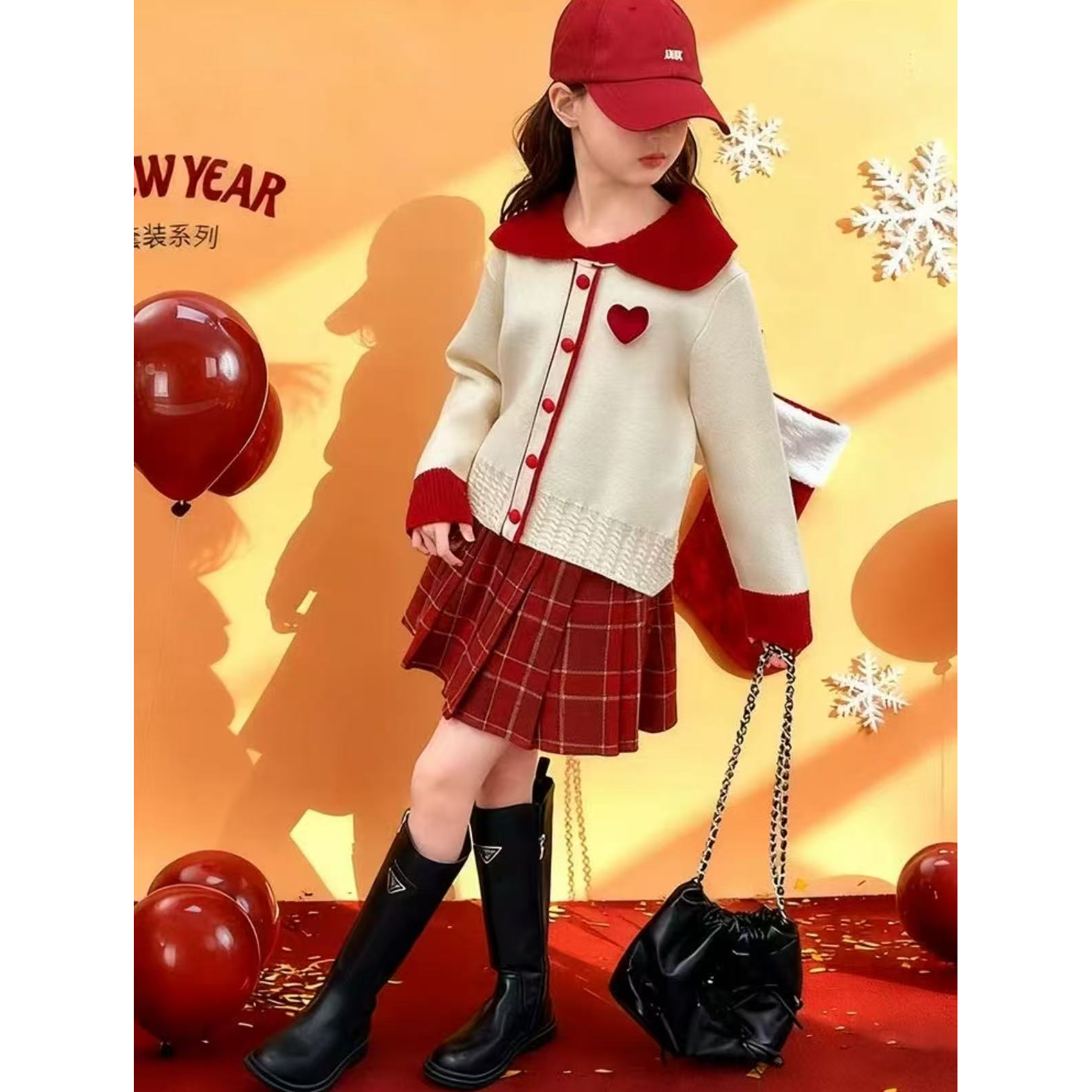 韩系风女童时尚半身裙（单半身裙）210