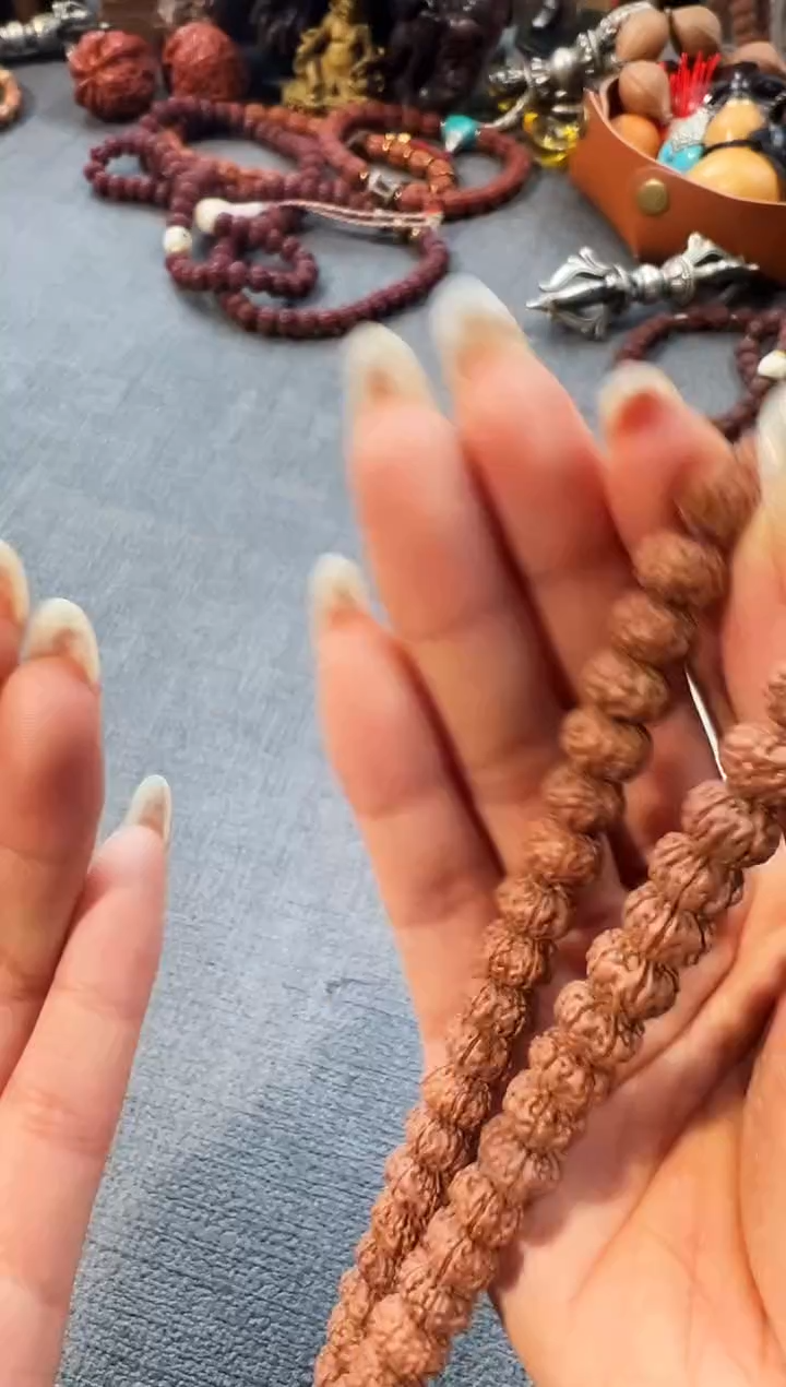 吊坠金刚菩提原生态六瓣长串9-13mm左右礼盒发