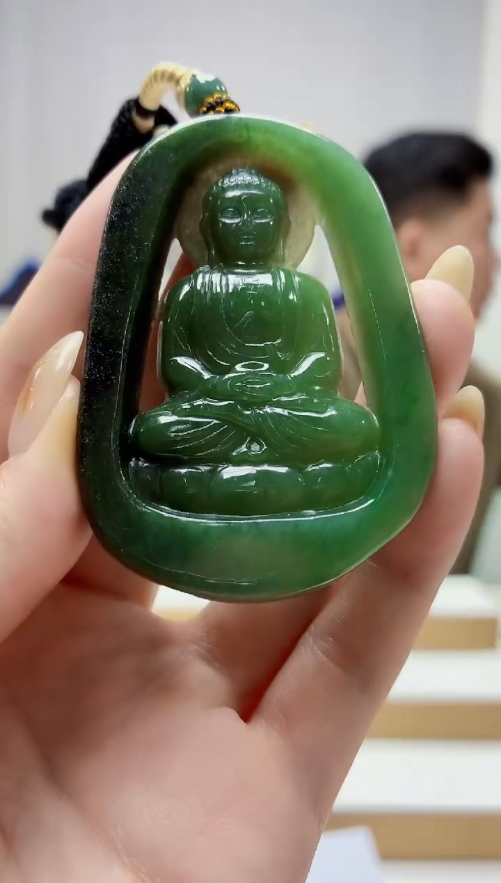 未镶嵌定制翡翠4917jw-毛货挂件84