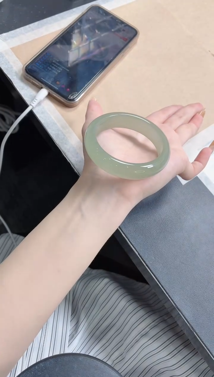 石英质玉手镯未镶嵌174-55.4东陵