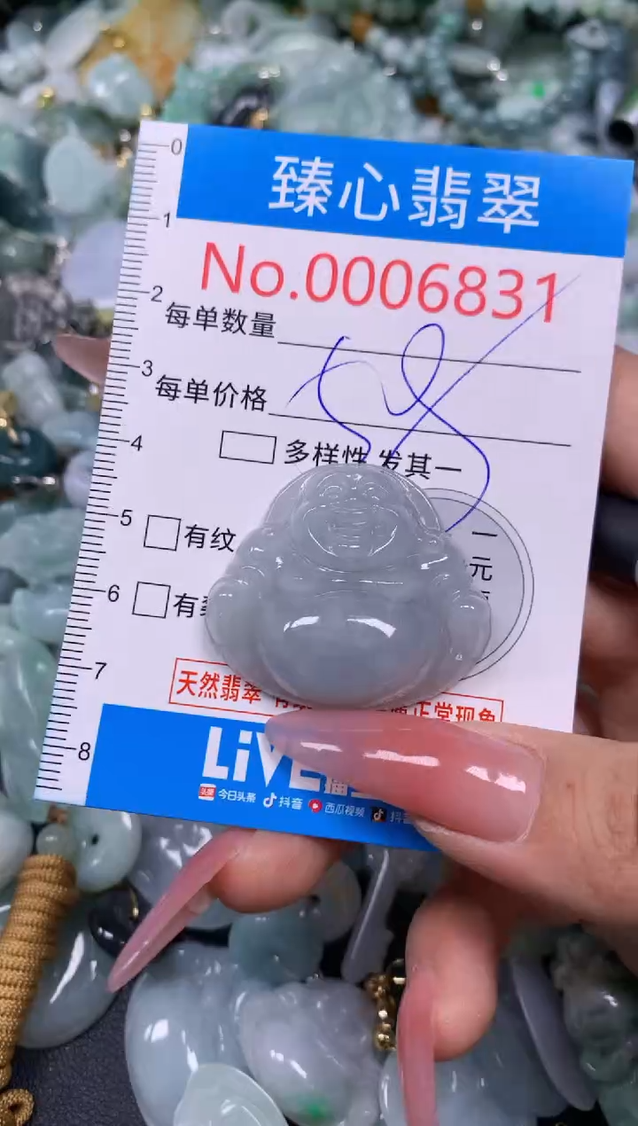【闪购商品】翡翠颈饰未镶嵌含绳0006831
