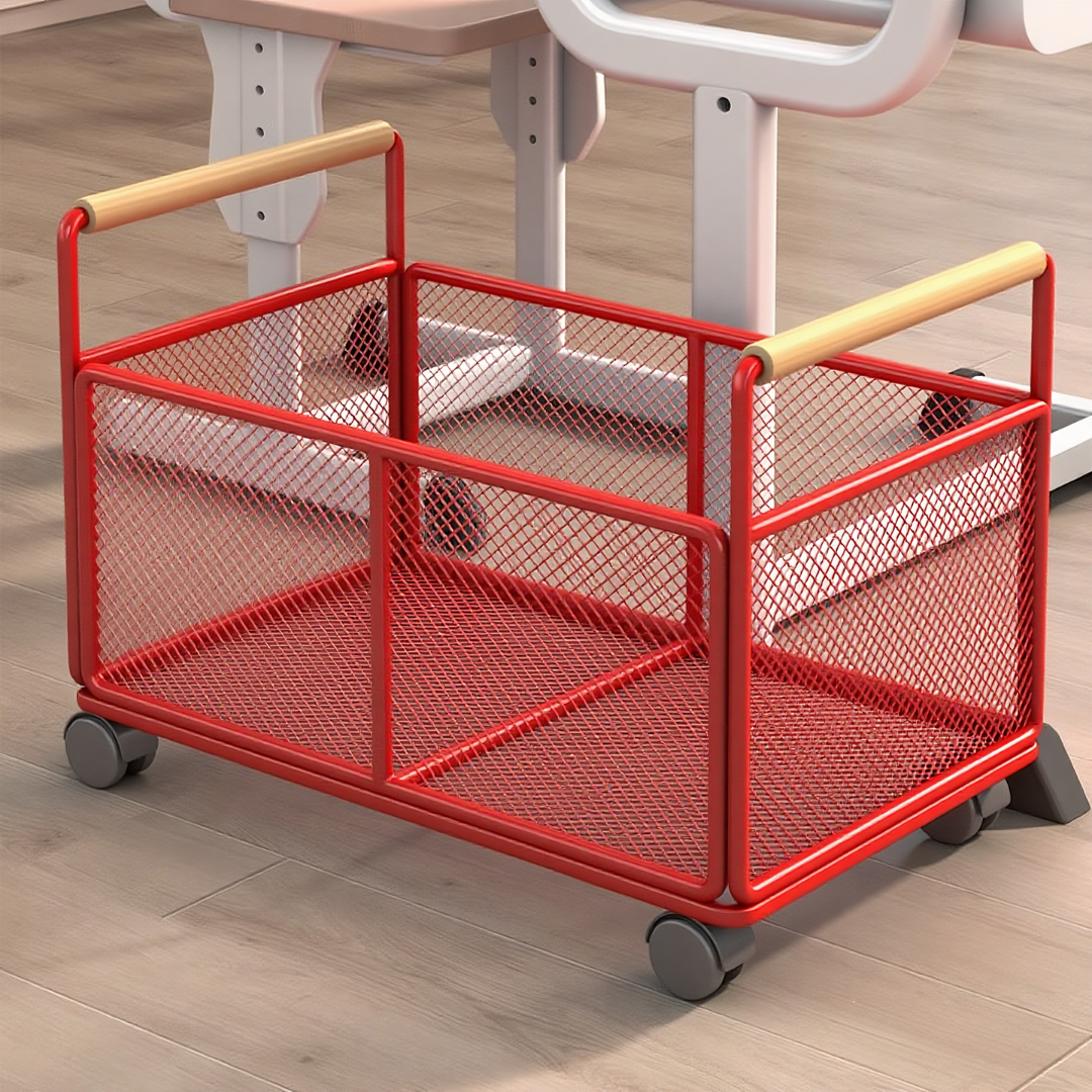 书本收纳箱教室用学生书箱装书箱子桌面桌下书包收纳架放书收纳盒商品图