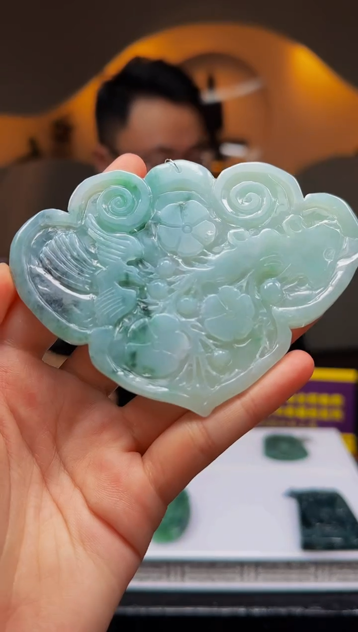 【闪购商品】定制翡翠未镶嵌Q04341翡翠毛货