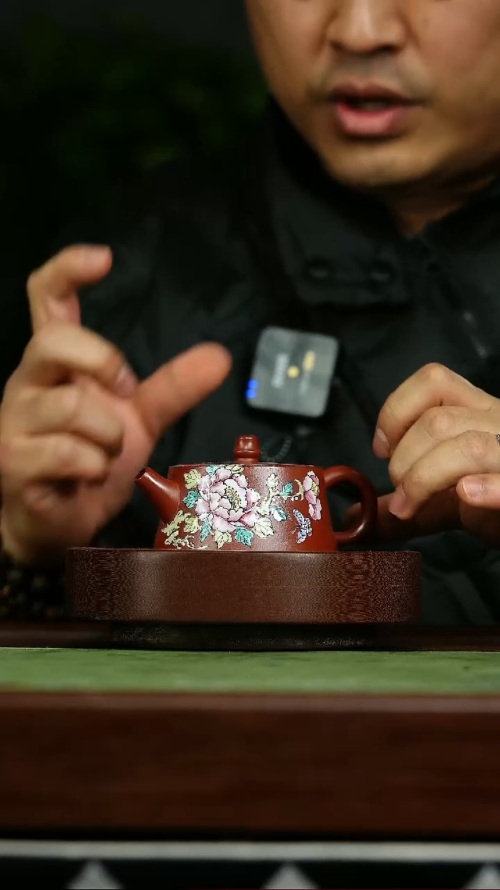 茶壶紫砂k11柱础珐琅彩