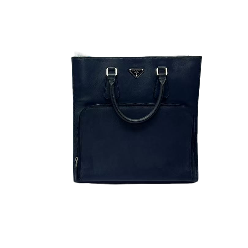 95新 Prada/普拉达 普拉达经典双层手提托特包（102）