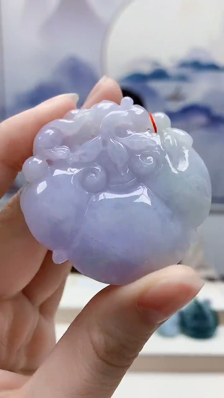 未镶嵌定制翡翠4852ry-毛货挂件7