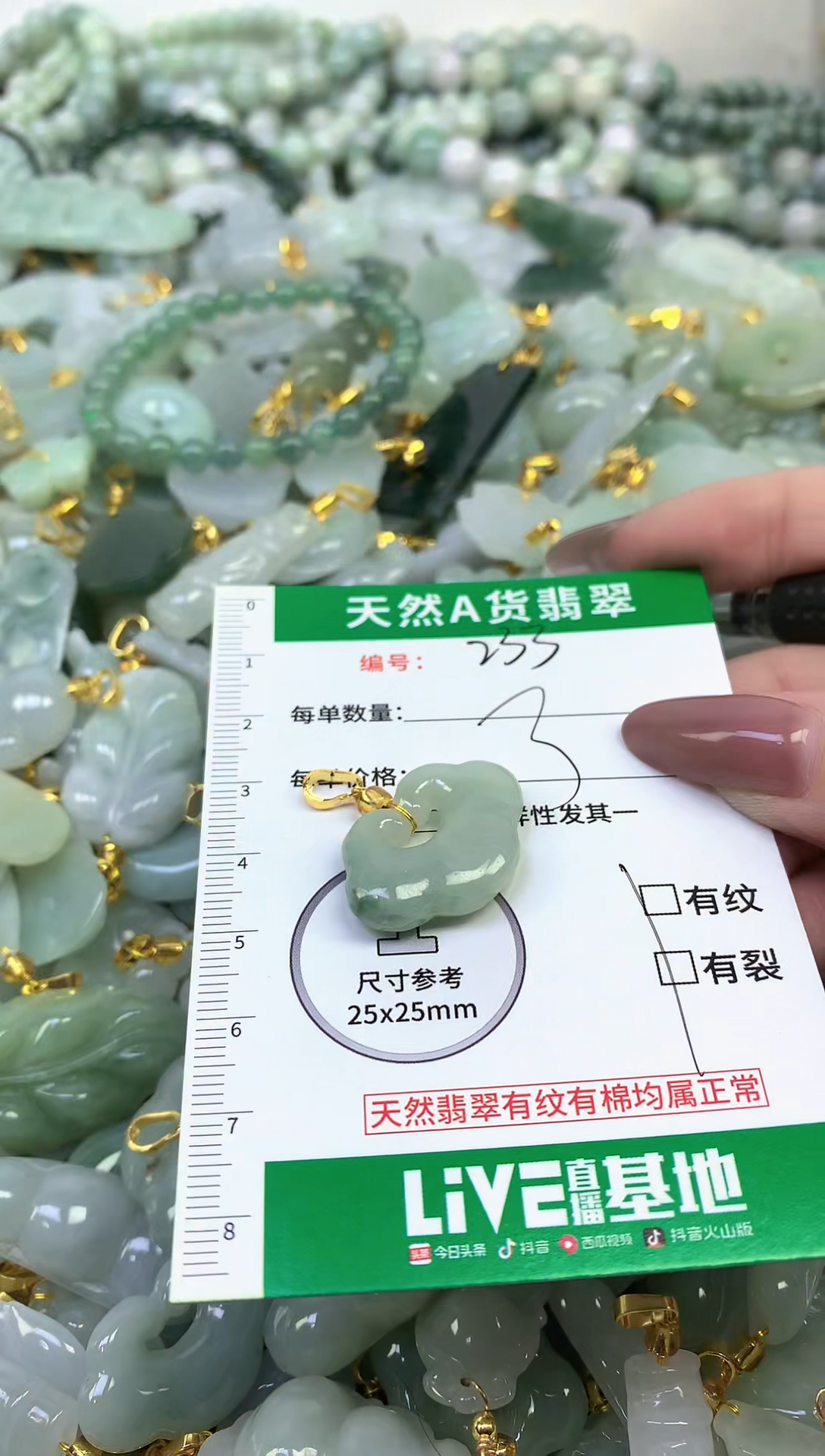 颈饰未镶嵌翡翠纯天然缅甸A货翡翠