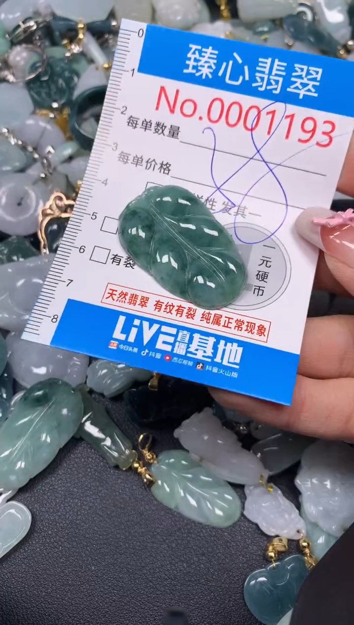 【闪购商品】翡翠颈饰未镶嵌含绳0001193