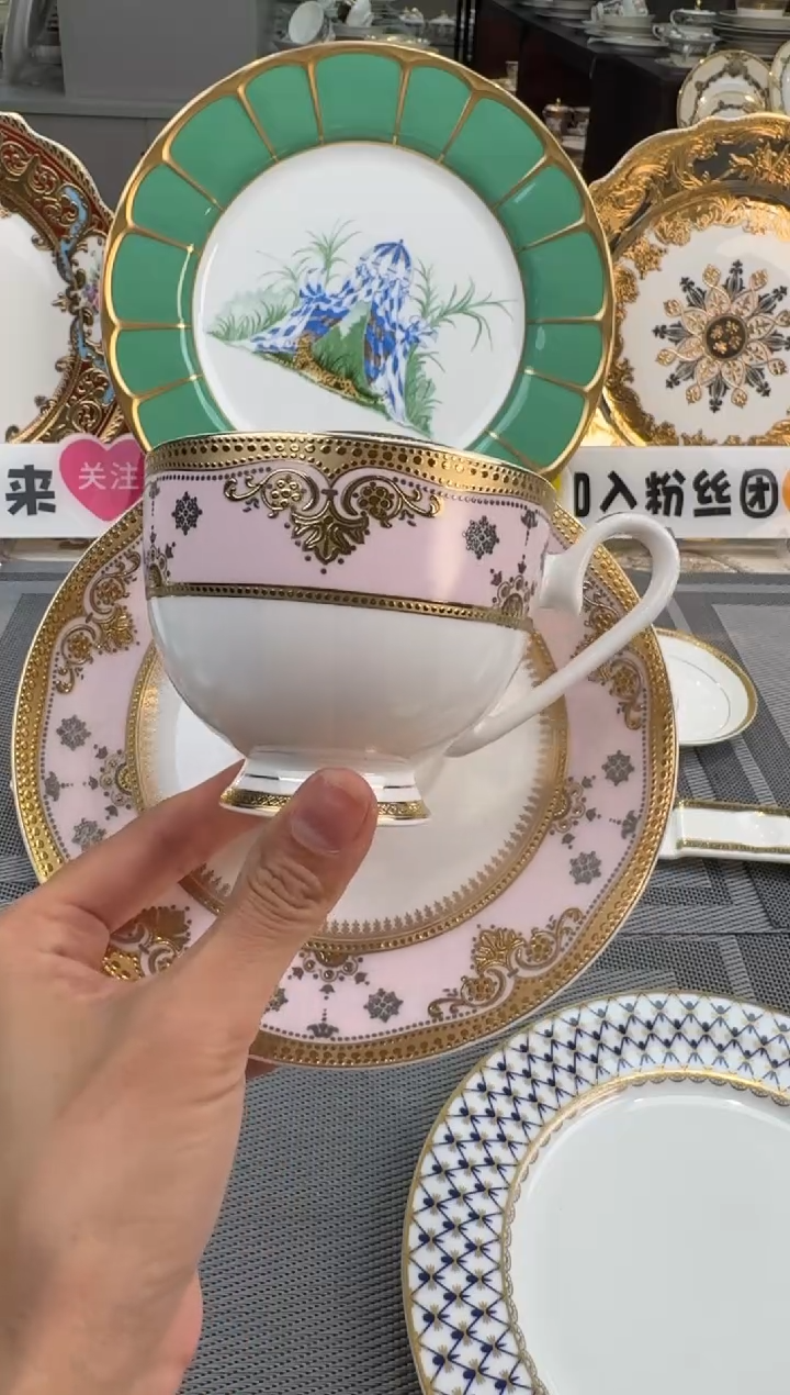 【闪购商品】瓷片两杯两碟福利款