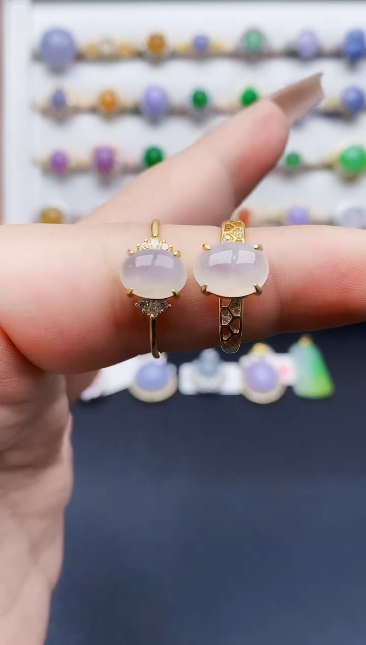 银S925镶嵌戒指翡翠0000