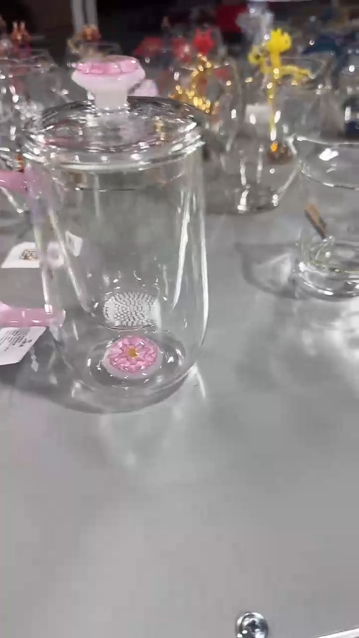 【闪购商品】晶焱粉海棠优雅杯