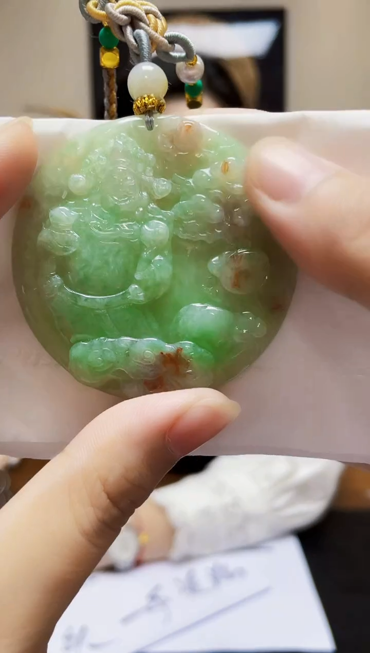 未镶嵌定制翡翠吊坠118