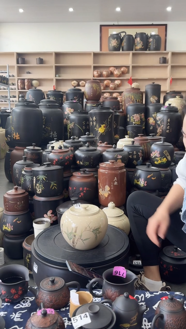 罐瑕疵茶叶罐   白泥   317