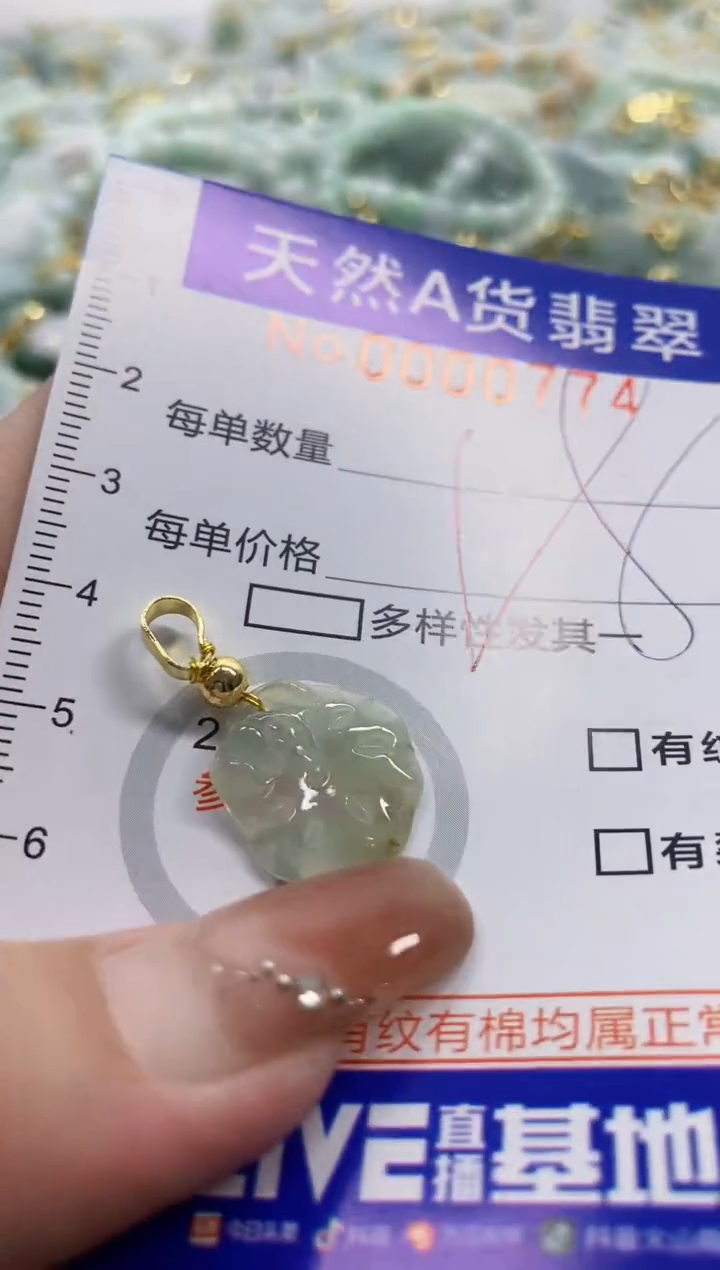 颈饰未镶嵌翡翠天然A货翡翠