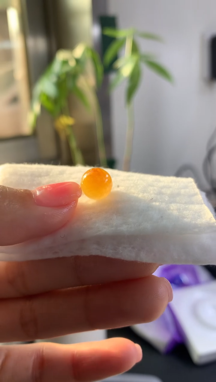 【闪购商品】定制翡翠未镶嵌卡9.3圆珠 680+68