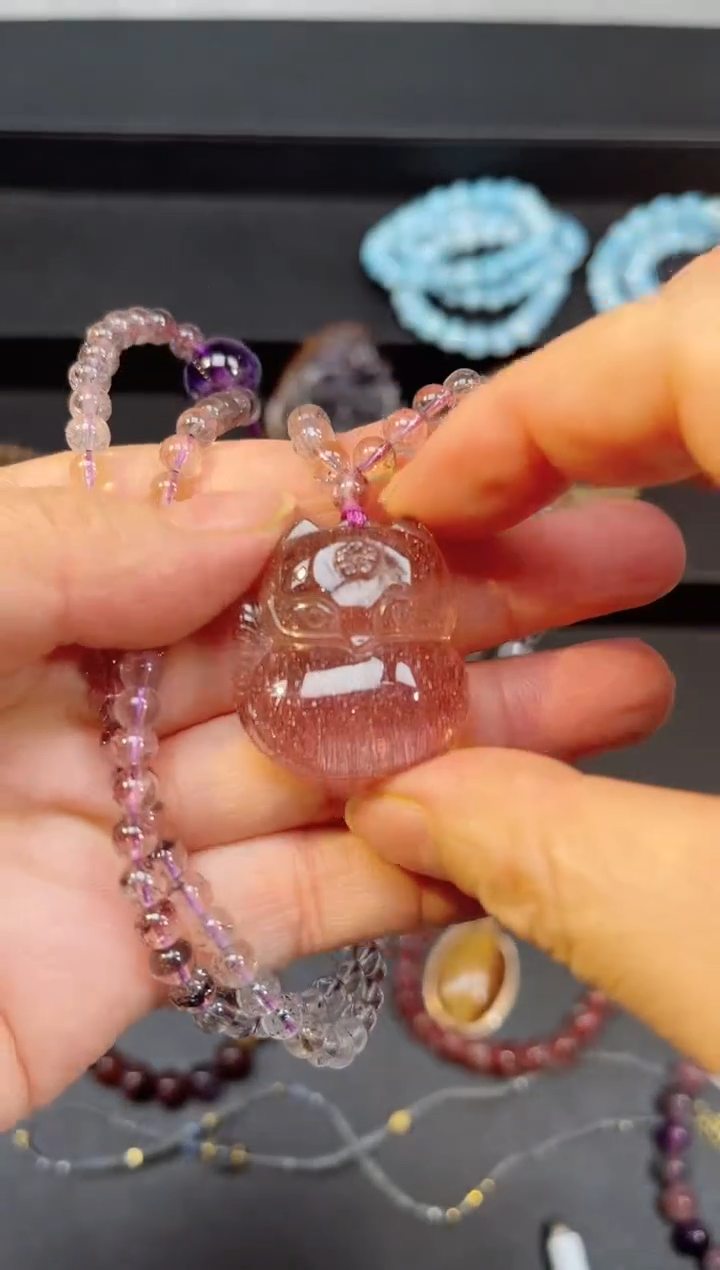 未镶嵌颈饰水晶【百晶灵儿】定制款