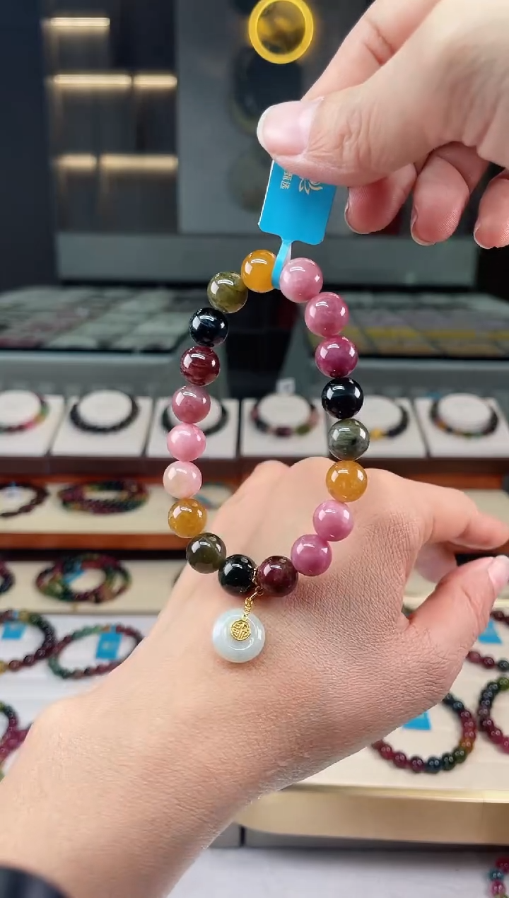 【闪购商品】碧玺单圈手串未镶嵌（多样性发一条）Q